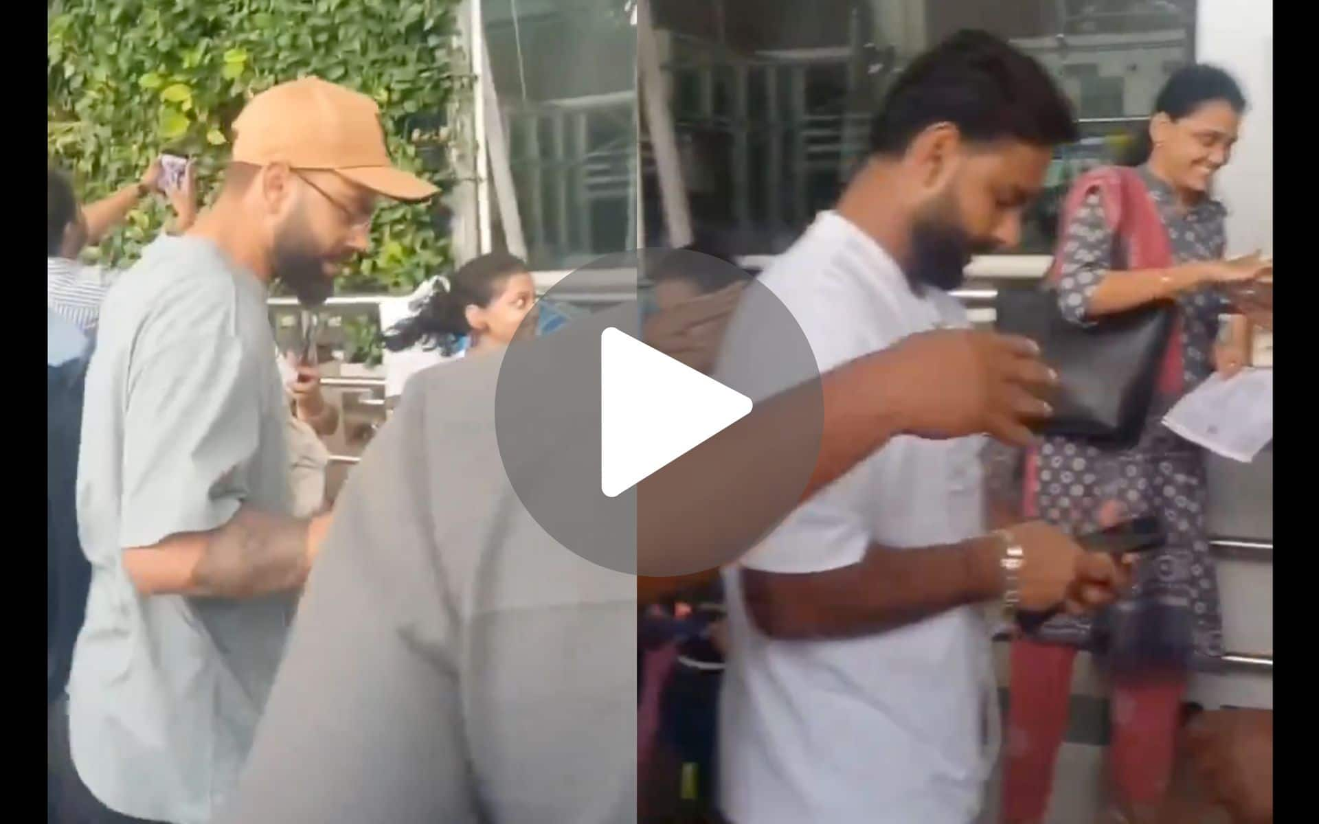 Virat Kohli And Rishabh Pant Spotted At Chennai Airport Post-Victory Vs Bangladesh In 1st Test -Watch